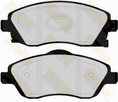 BRAKE ENGINEERING pa1476 -  Комплект тормозных колодок, дисковый тормоз
